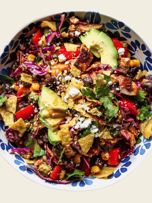 Chipotle Salad with romaine and chipotle vinaigrette